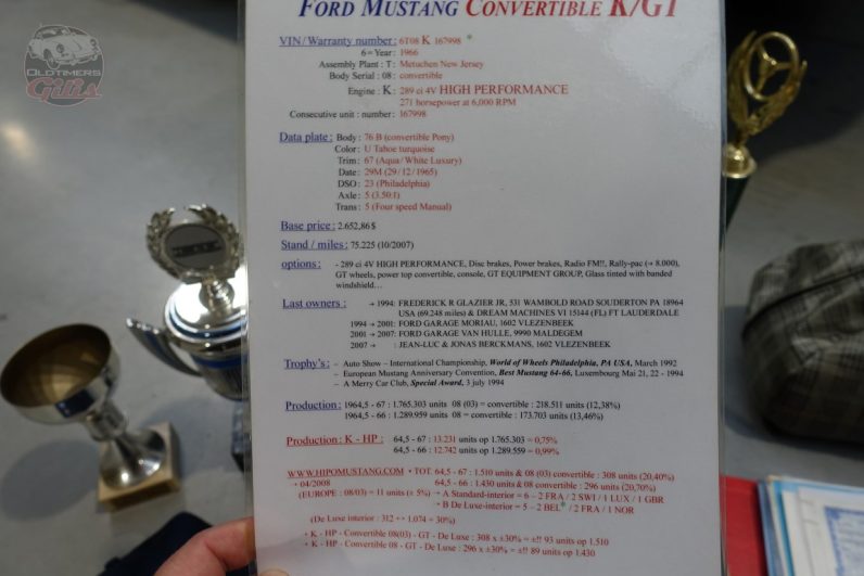 1966 Ford Mustang K GT
